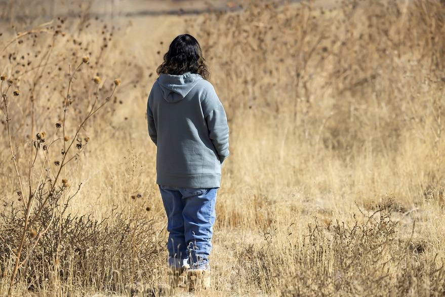 Melinda Lam posa em Denver, no Colorado
 25/1/2024    REUTERS/Kevin Mohatt