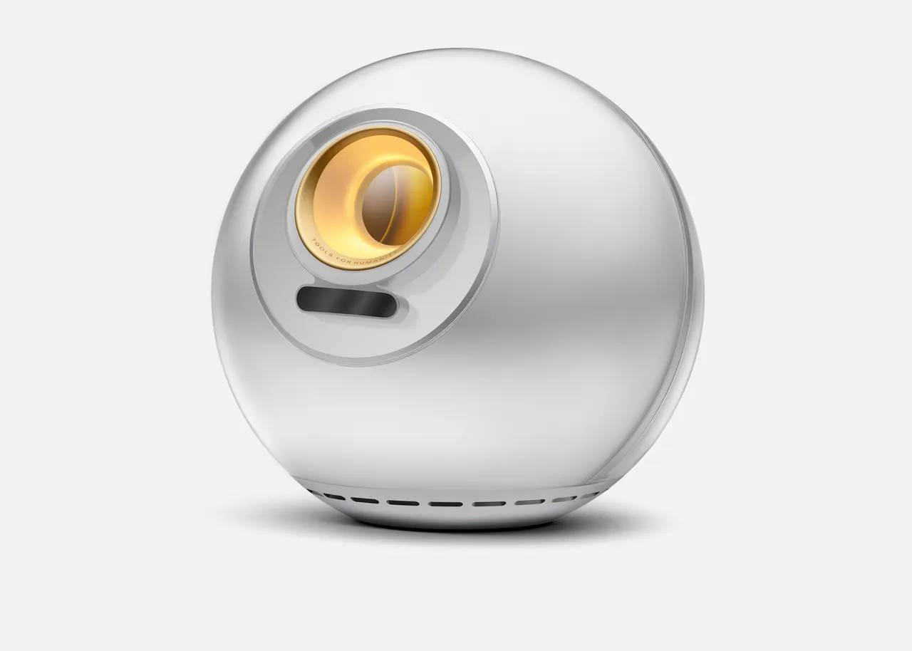 O novo Orb, utilizado para verificação biométrica, da Worldcoin (Divulgação/World)