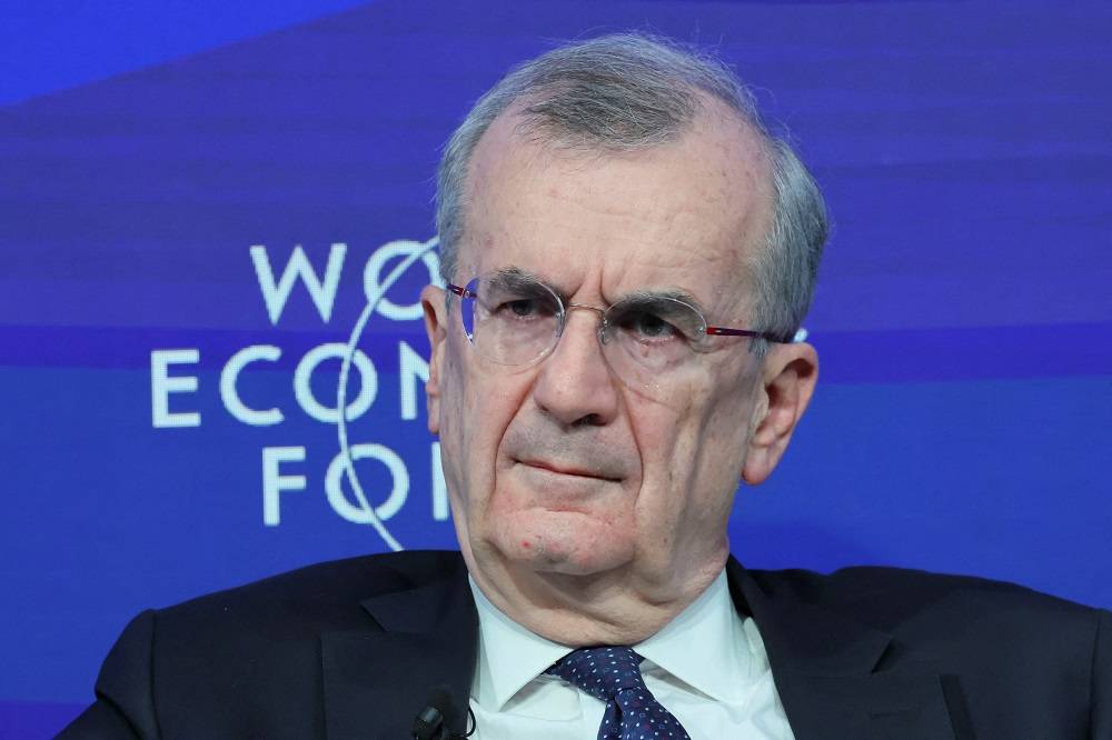 Presidente do banco central francês, Francois Villeroy de Galhau, no Fórum Econômico Mundial, em Davos, na Suíça
16/01/2024
REUTERS/Denis Balibouse