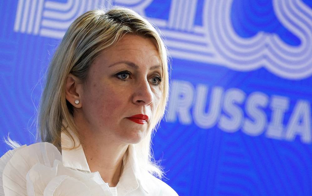Porta-voz do Ministério das Relações Exteriores da Rússia Maria Zhakarova durante entrevista coletiva em Nizhny Novgorod
11/06/2024 REUTERS/Maxim Shemetov