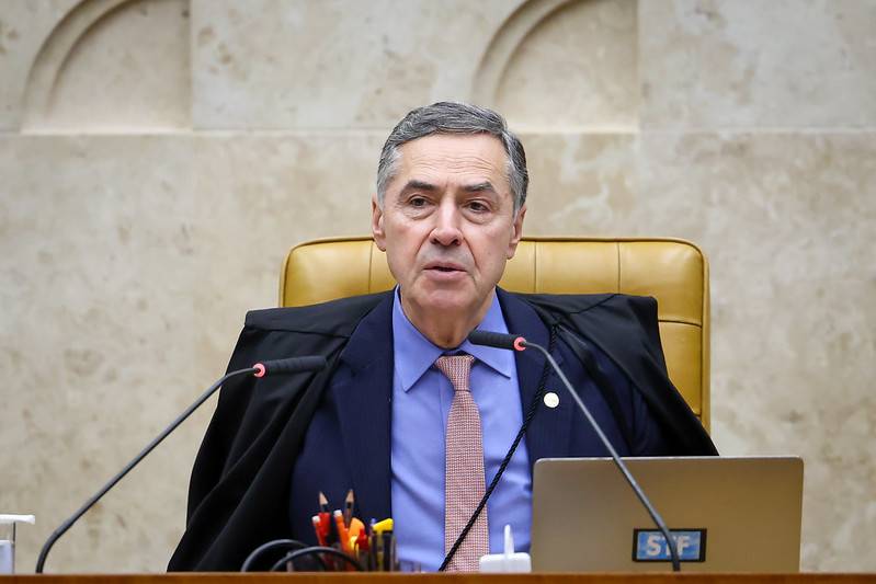 Ministro Luís Roberto Barroso durante sessão plenária do STF (Gustavo Moreno/STF)
