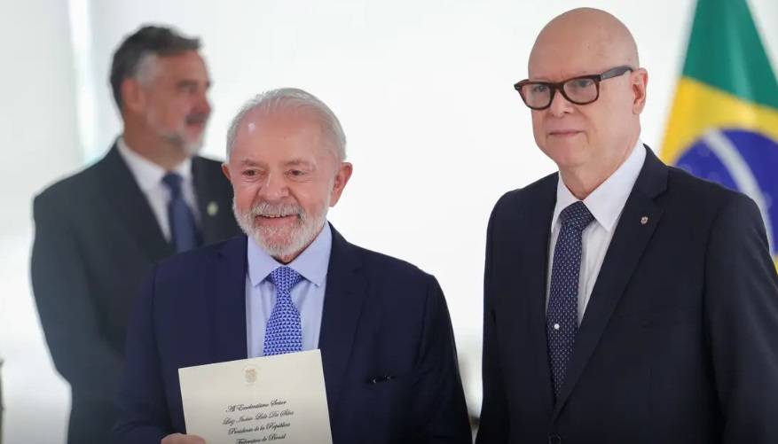 O presidente Luiz Inácio Lula da Silva (PT) recebeu credenciais de novos embaixadores (Foto: Fabio Rodrigues-Pozzebom/Agência Brasil)