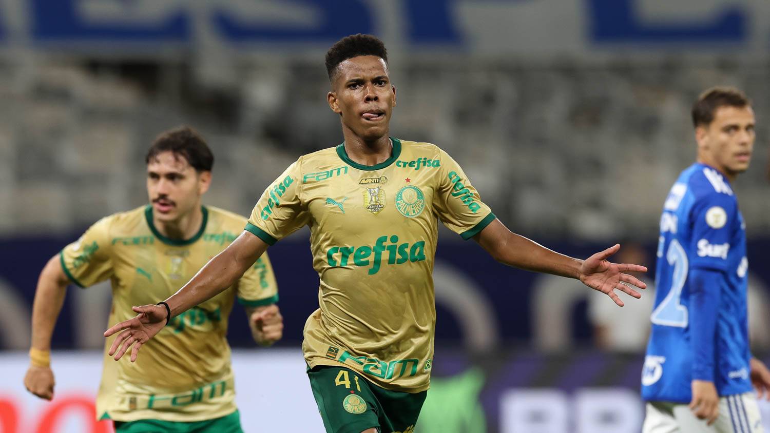 Maurício e Estevão, jogadores do Palmeiras (Divulgação)