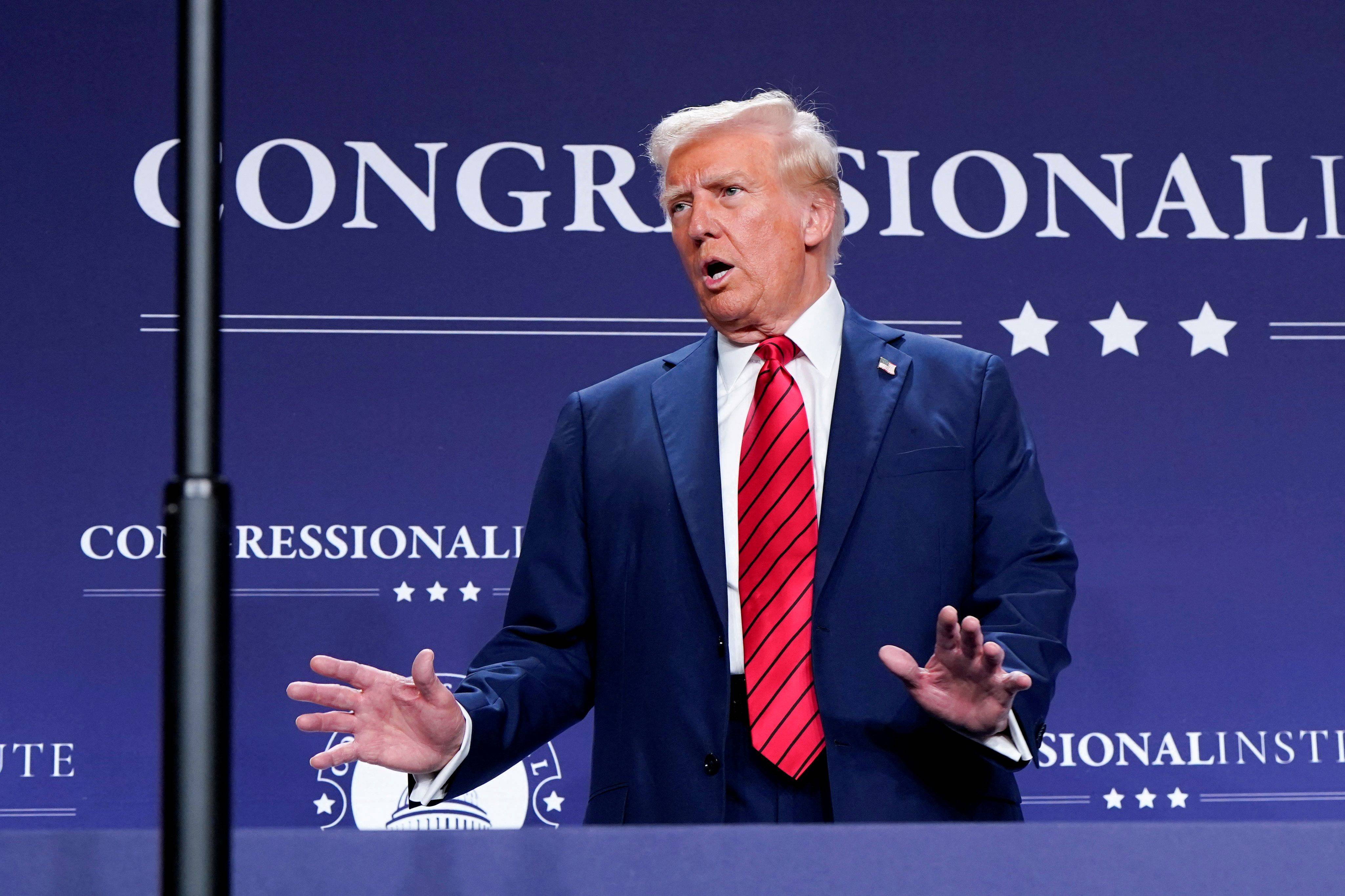 Presidente dos EUA, Donald Trump 27/01/2025 REUTERS/Elizabeth Frantz