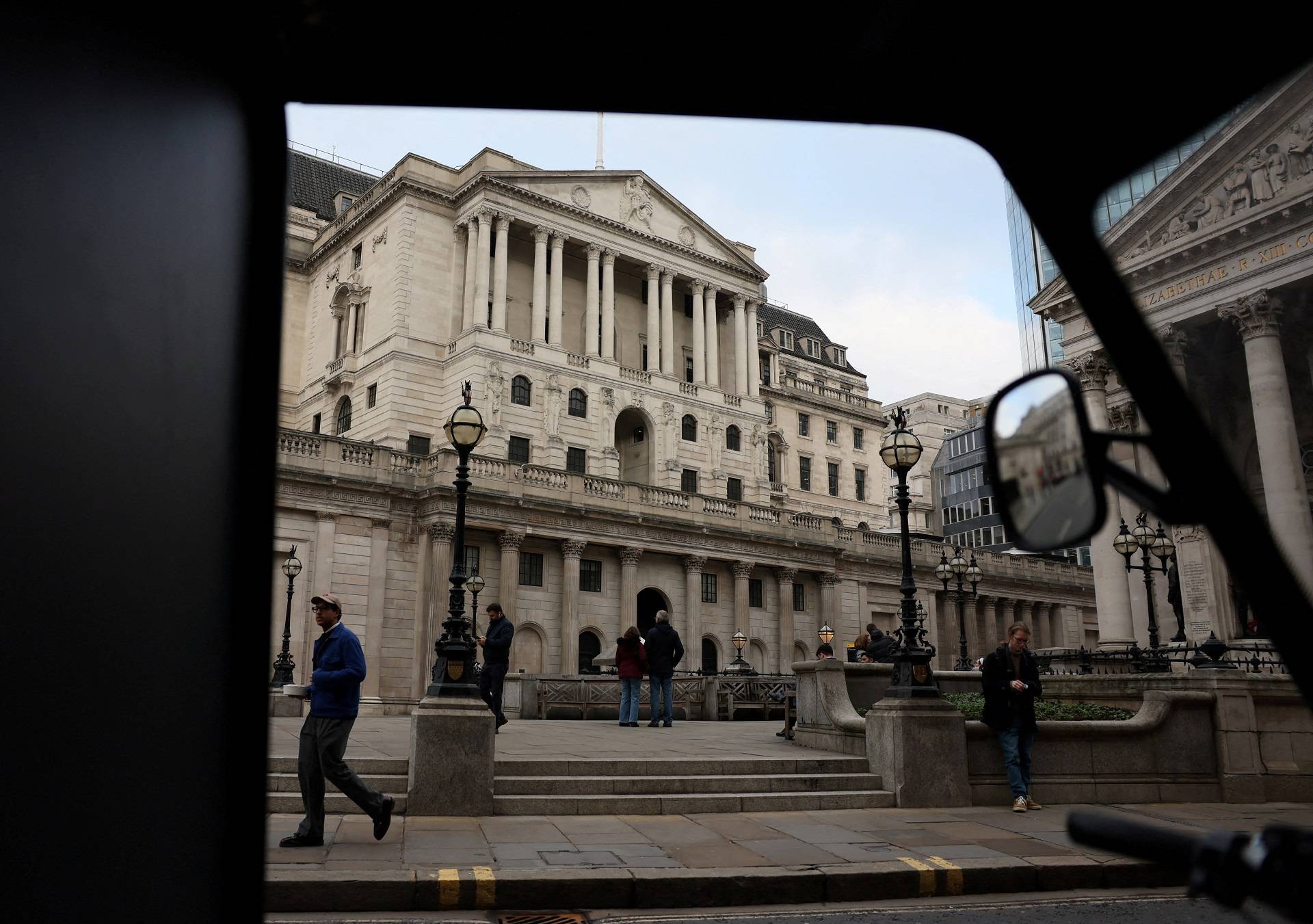 Sede do Banco da Inglaterra, em Londres, no Reino Unido
17/01/2025
REUTERS/Isabel Infantes