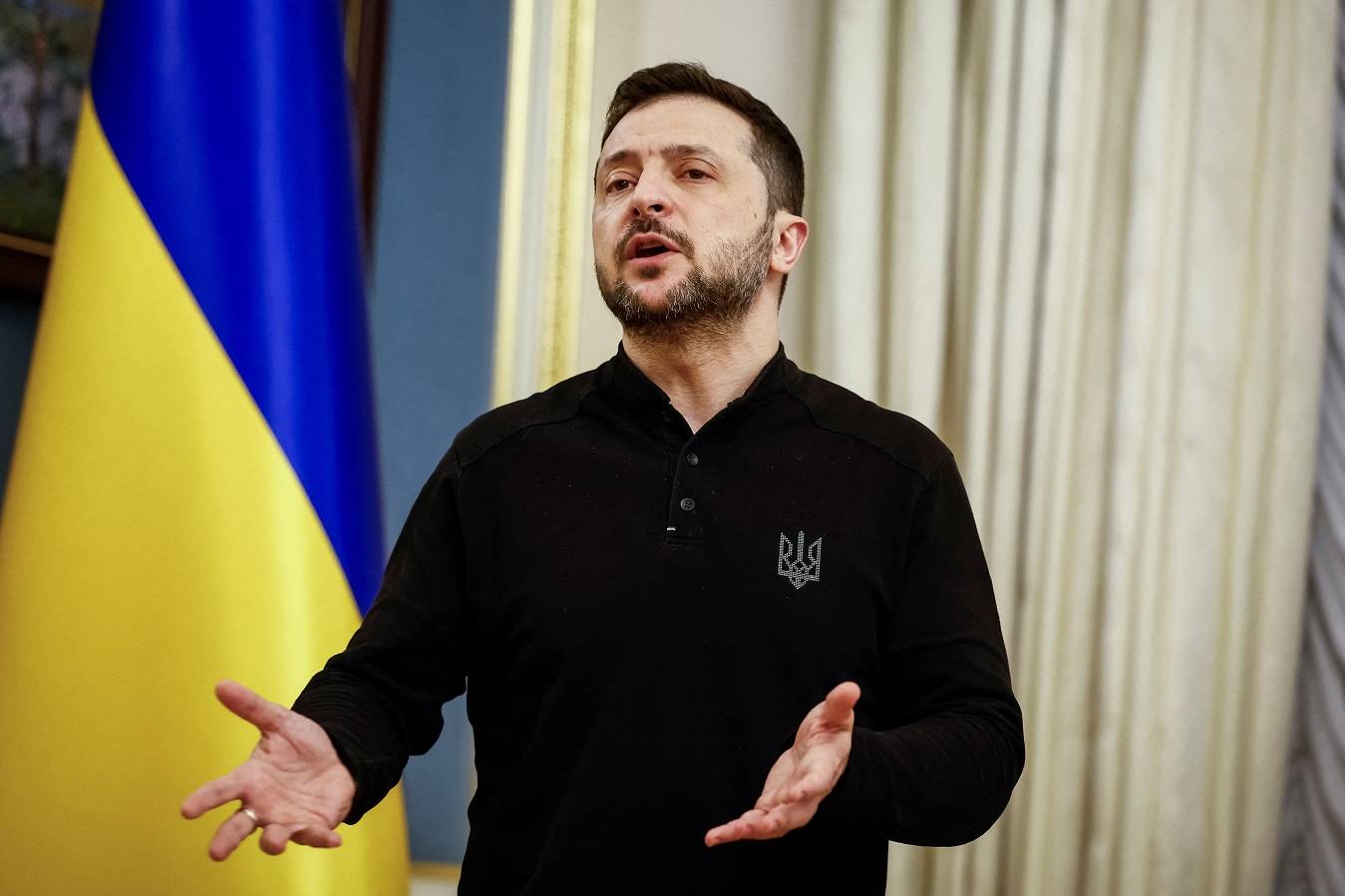 Presidente ucraniano, Volodymyr Zelensky - 
04/02/2025
(Foto: REUTERS/Alina Smutko)