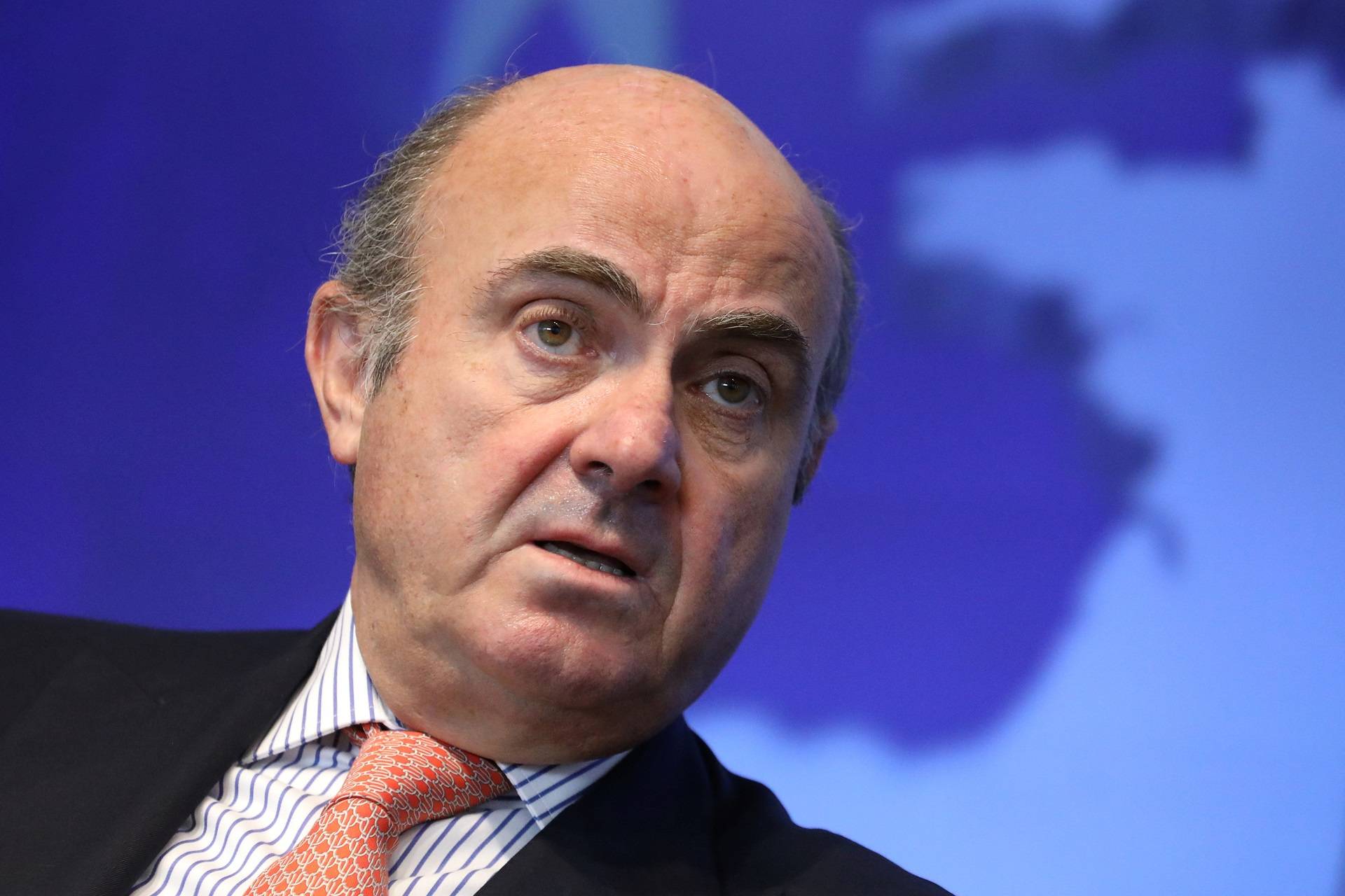 Vice-presidente do Banco Central Europeu, Luis de Guindos
25/04/2019. REUTERS/Brendan McDermid/File Photo