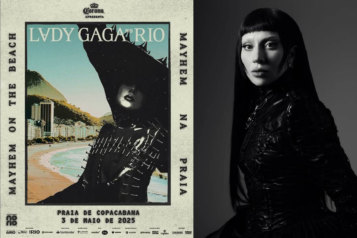 Cantora Lady Gaga confirma show no Rio de Janeiro. Foto: Reprodução