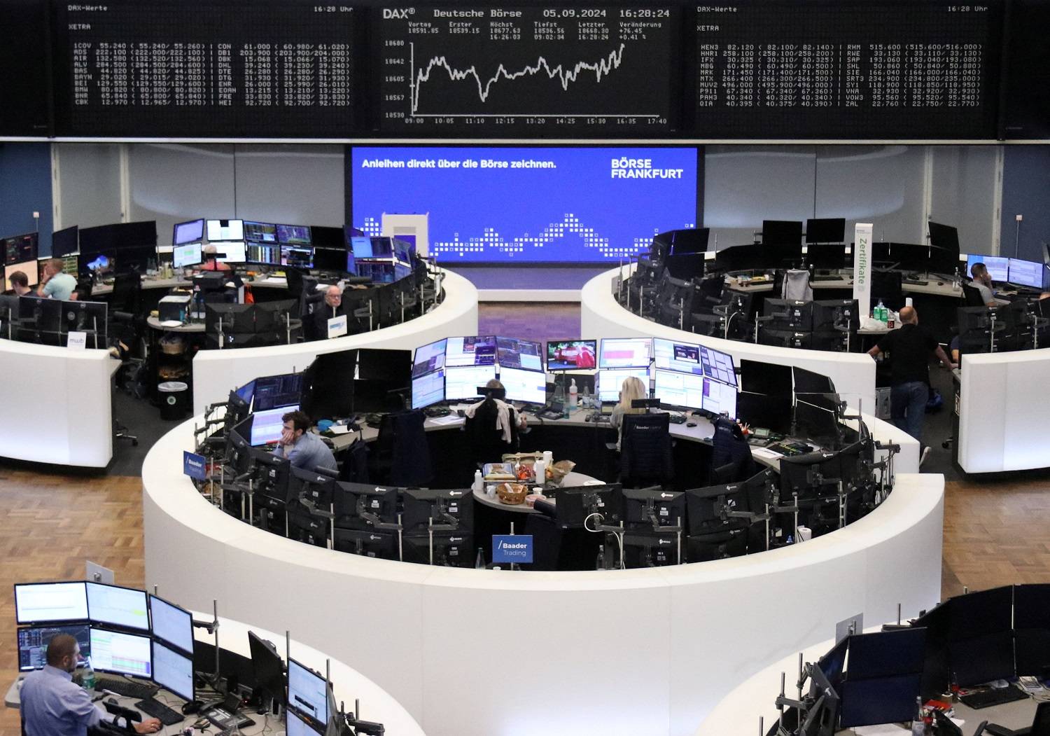 Bolsa de Frankfurt
05/09/2024
REUTERS/Equipe