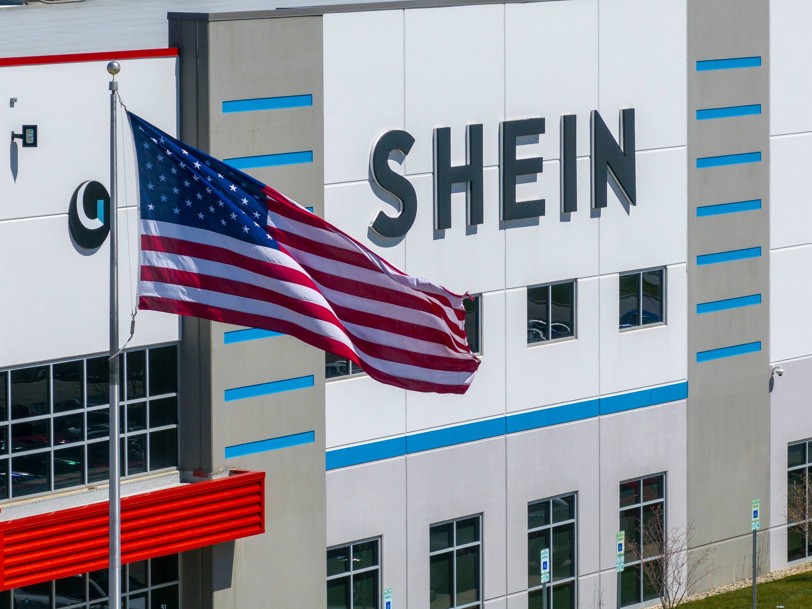Centro de distribuição da Shein nos EUA (AJ Mast/Bloomberg)