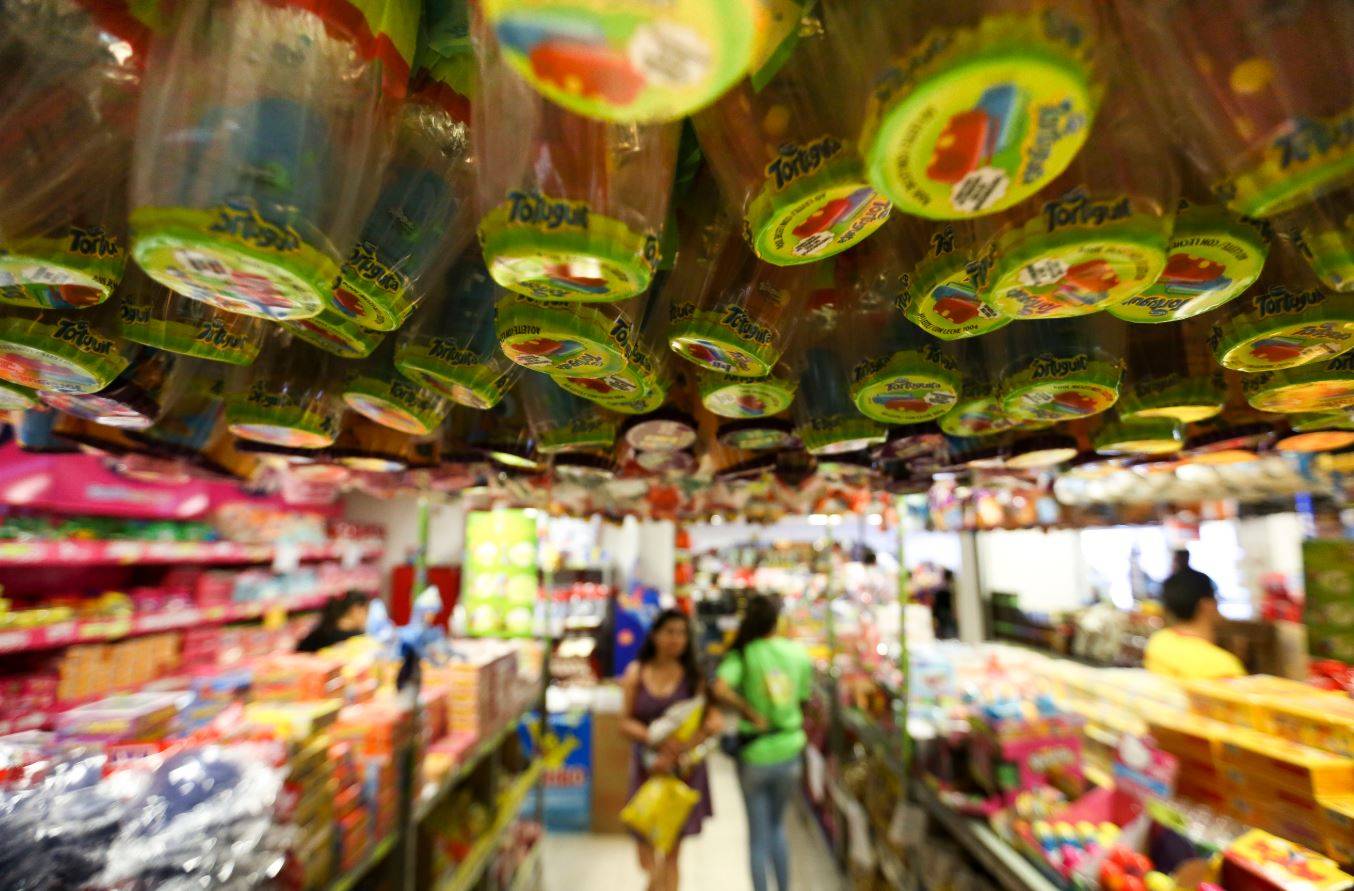 Supermercado em Brasília preparado para a Páscoa (Foto: Marcelo Camargo/Agência Brasil)