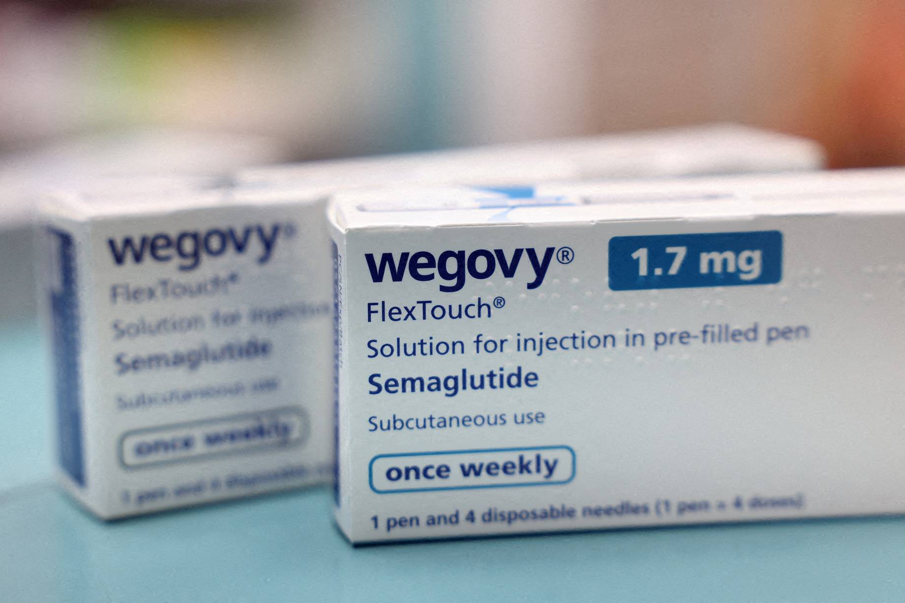 Caixas do medicamento Wegovy, da Novo Nordisk, em farmácia de Londres -
08/03/2024
(Foto: REUTERS/Hollie Adams)