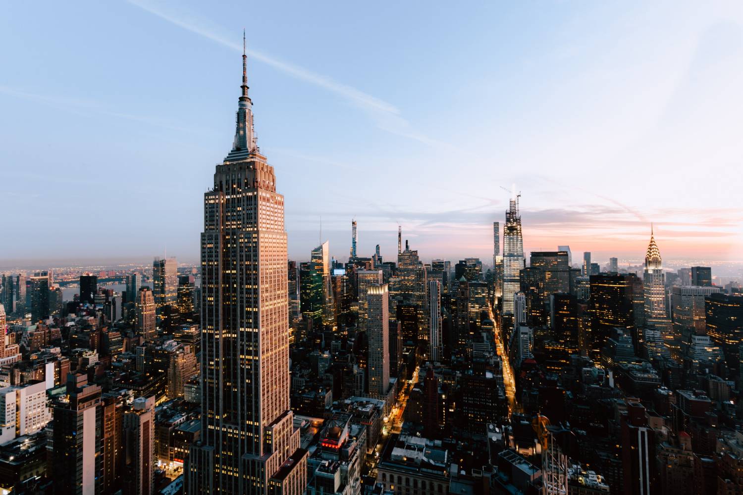 Prédios em Nova York, nos Estados Unidos (Foto: Freepik)