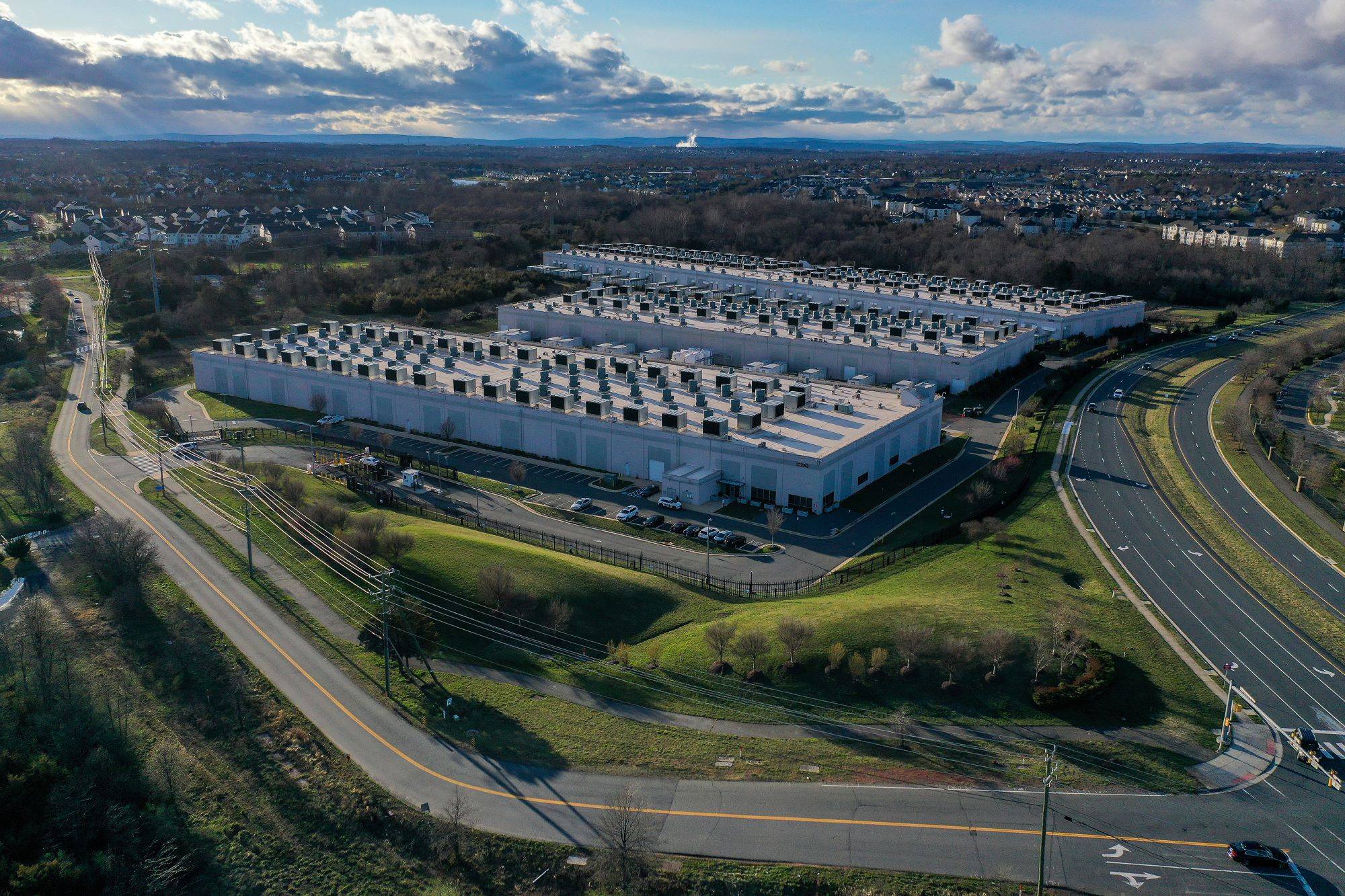 ATENÇÃO! ESTA FOTO NÃO PODE SER REAPROVEITADA! Data center em Ashburn, Virginia, nos Estados Unidos (Foto: Nathan Howard/The New York Times)