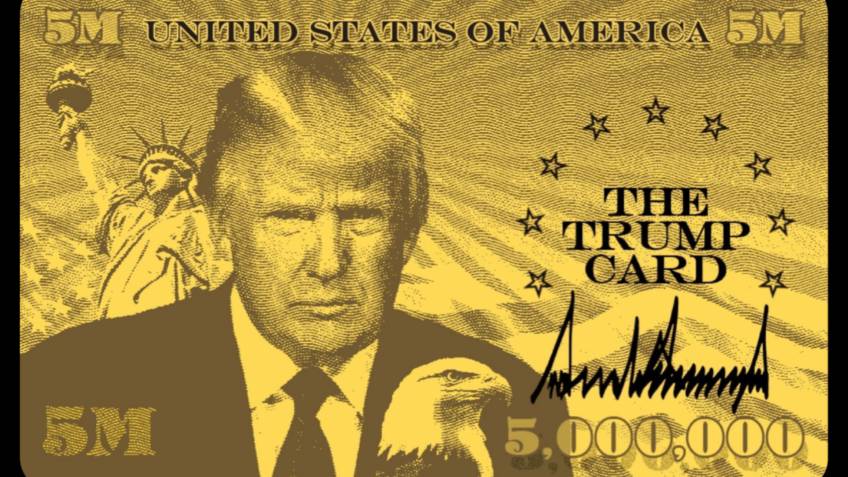 Cartão Donald Trump - Divulgação/trumpcard.gov