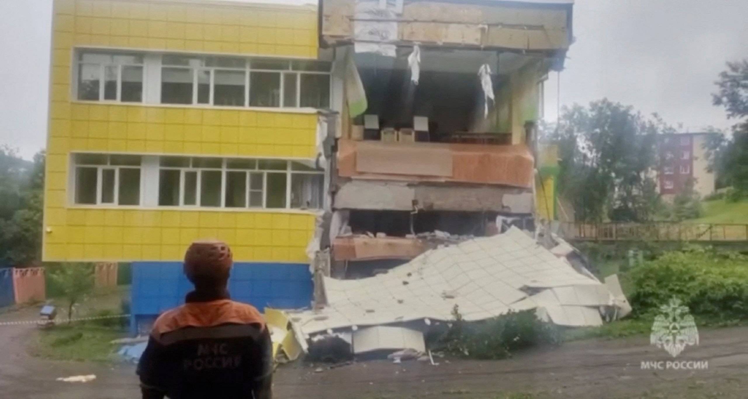 Local atingido por terremoto em Petropavlovsk-Kamchatski, na Rússia
 30/7/2025    Divulgação via REUTERS