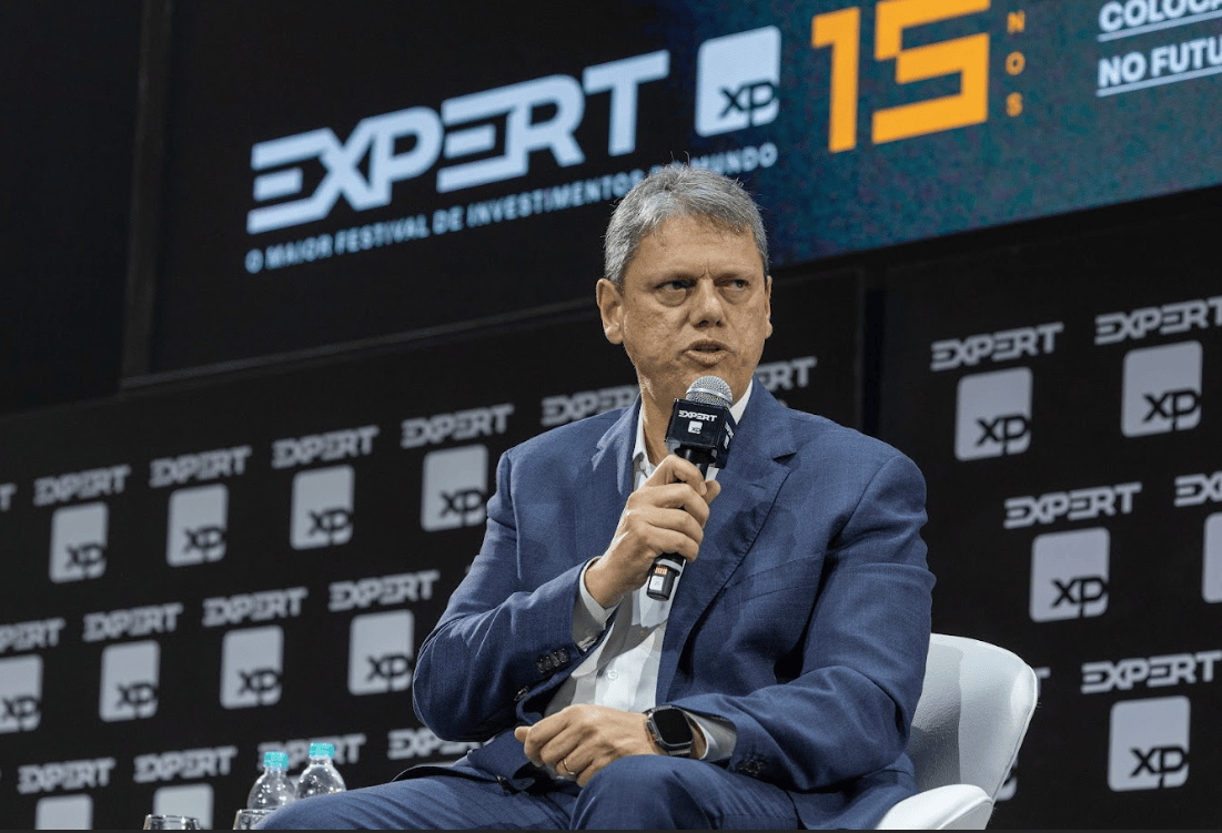 Tarcísio de Freitas (Foto: Paulo Bareta/Divulgação Expert XP)