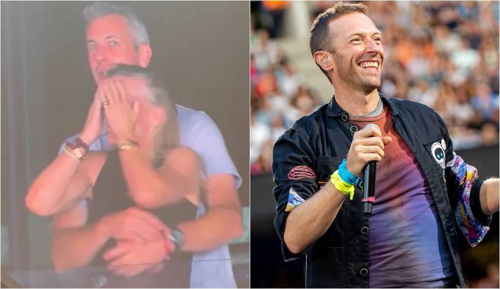 CEO da Astronomer foi flagrado em "câmera do beijo" durante show do Coldplay (Foto: Montagem/TikTok/Wikemedia Commons)