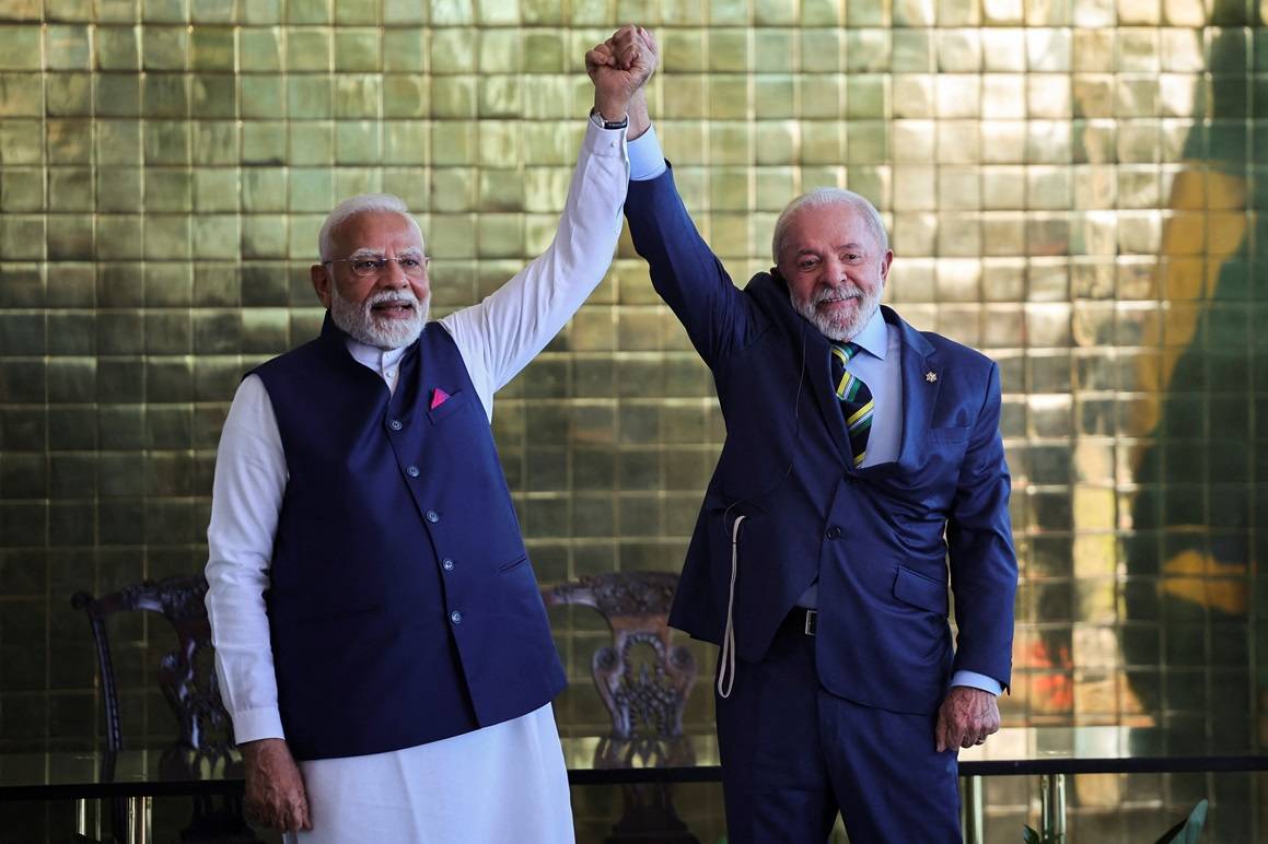 Modi visitou o Brasil em julho
08/07/2025
REUTERS/Adriano Machado