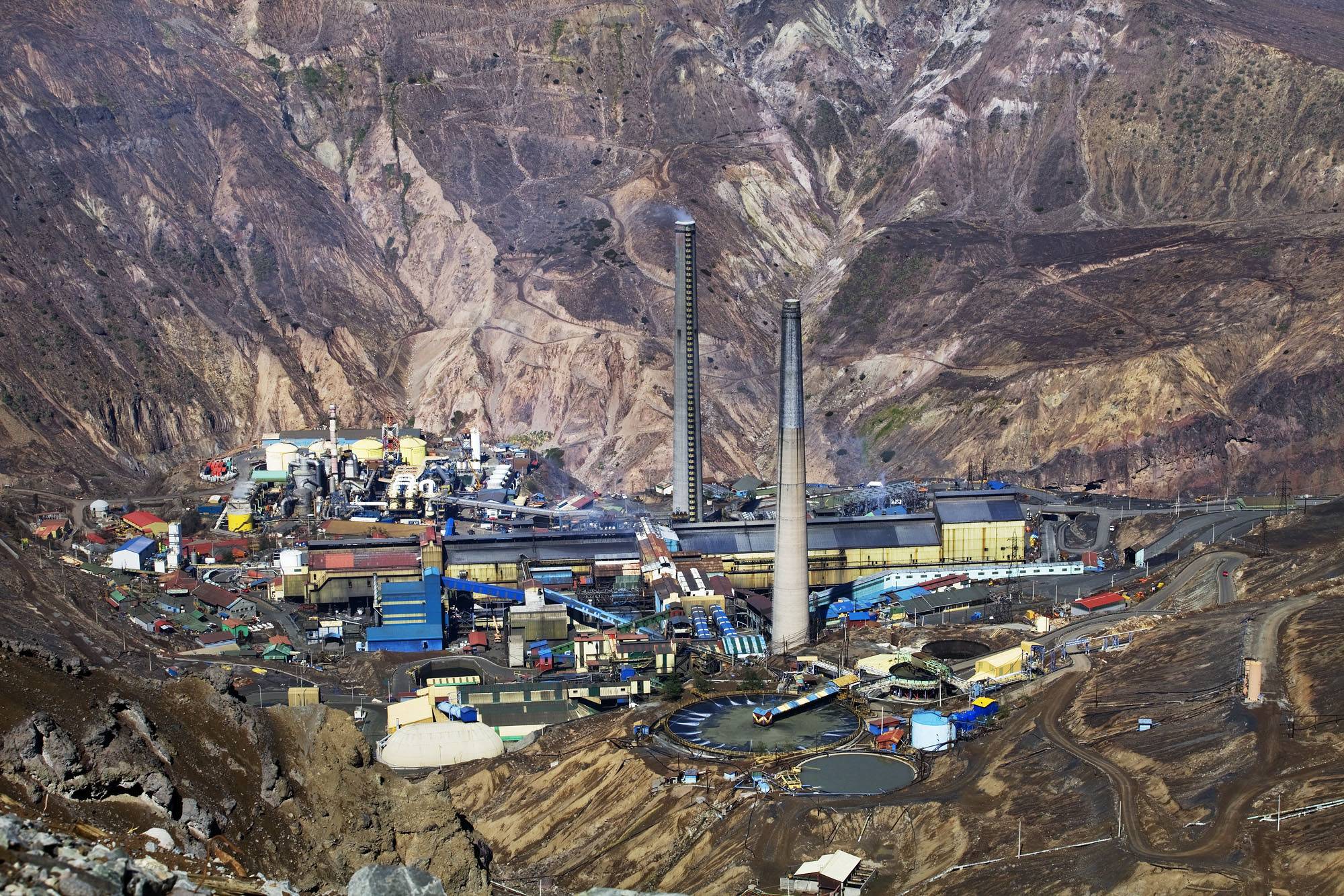 Mina de El Teniente, da Codelco, no Chile (Morten Andersen/Bloomberg)