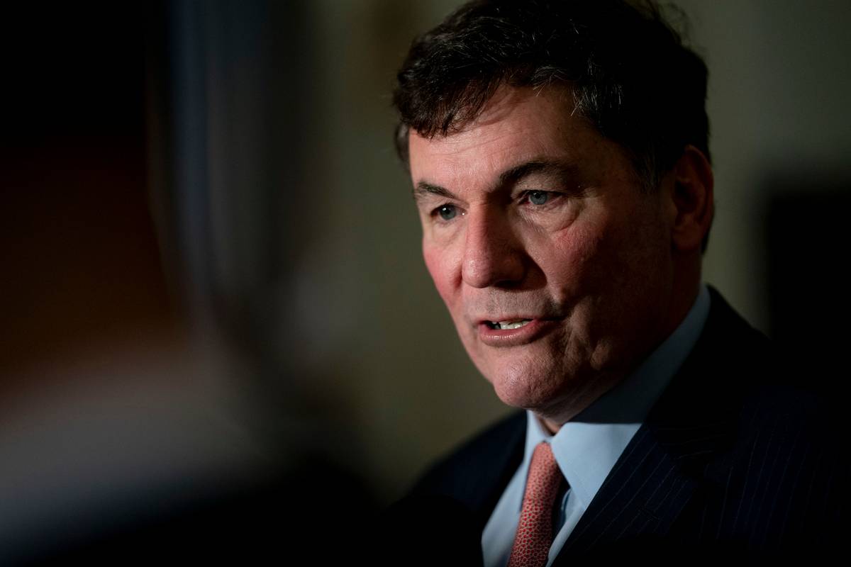 Dominic LeBlanc, ministro das Finanças do Canadá (Stefani Reynolds/Bloomberg)
