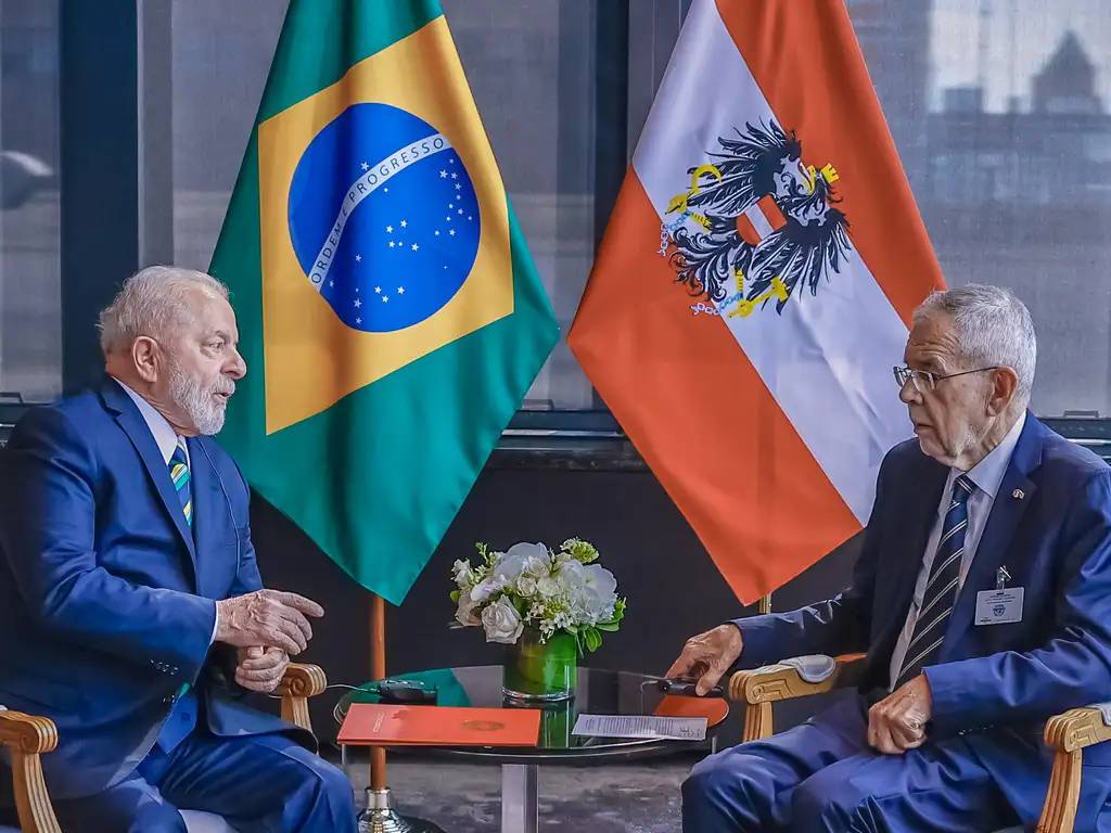 Nova York, EUA, 19.09.2023 - Presidente Lula se reúne com o Presidente da República da Áustria, Alexander Van der Bellen, na sede das Nações Unidas, Nova York, EUA. Foto: Ricardo Stuckert/PR
