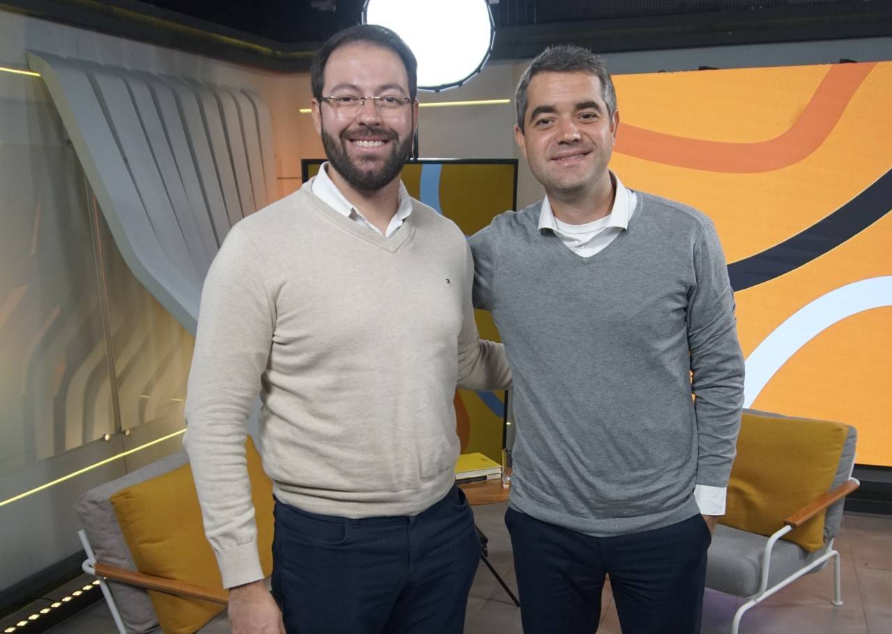 Marx Gonçalves e Felipe Teatini, gestor do XPML11. Foto: Divulgação.