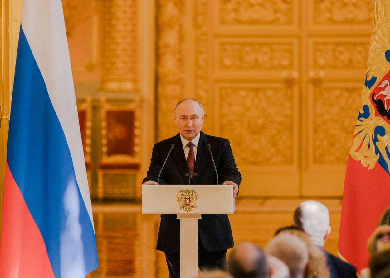 Um encontro em cúpula com o presidente Trump é amplamente visto como uma vitória para o presidente Vladimir Putin, da Rússia, mesmo que nenhum acordo seja alcançado. Crédito... Nanna Heitmann para o The New York Times

