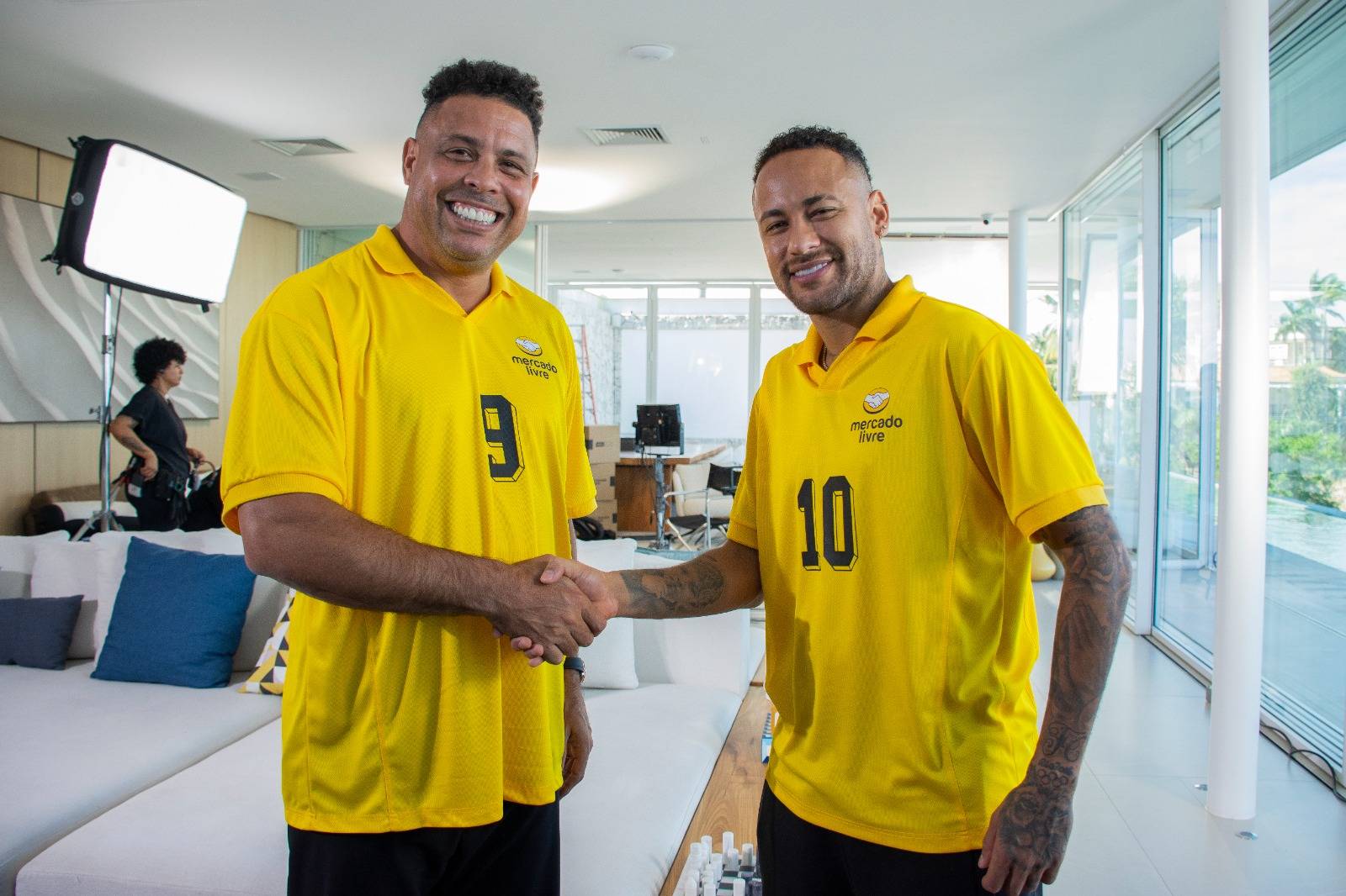 Ronaldo e Neymar vão atuar juntos em evento do Mercado Livre