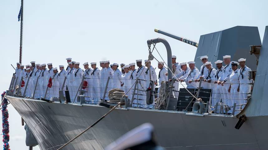 Navio USS Gravely da Marinha dos EUA. Foto: reprodução
