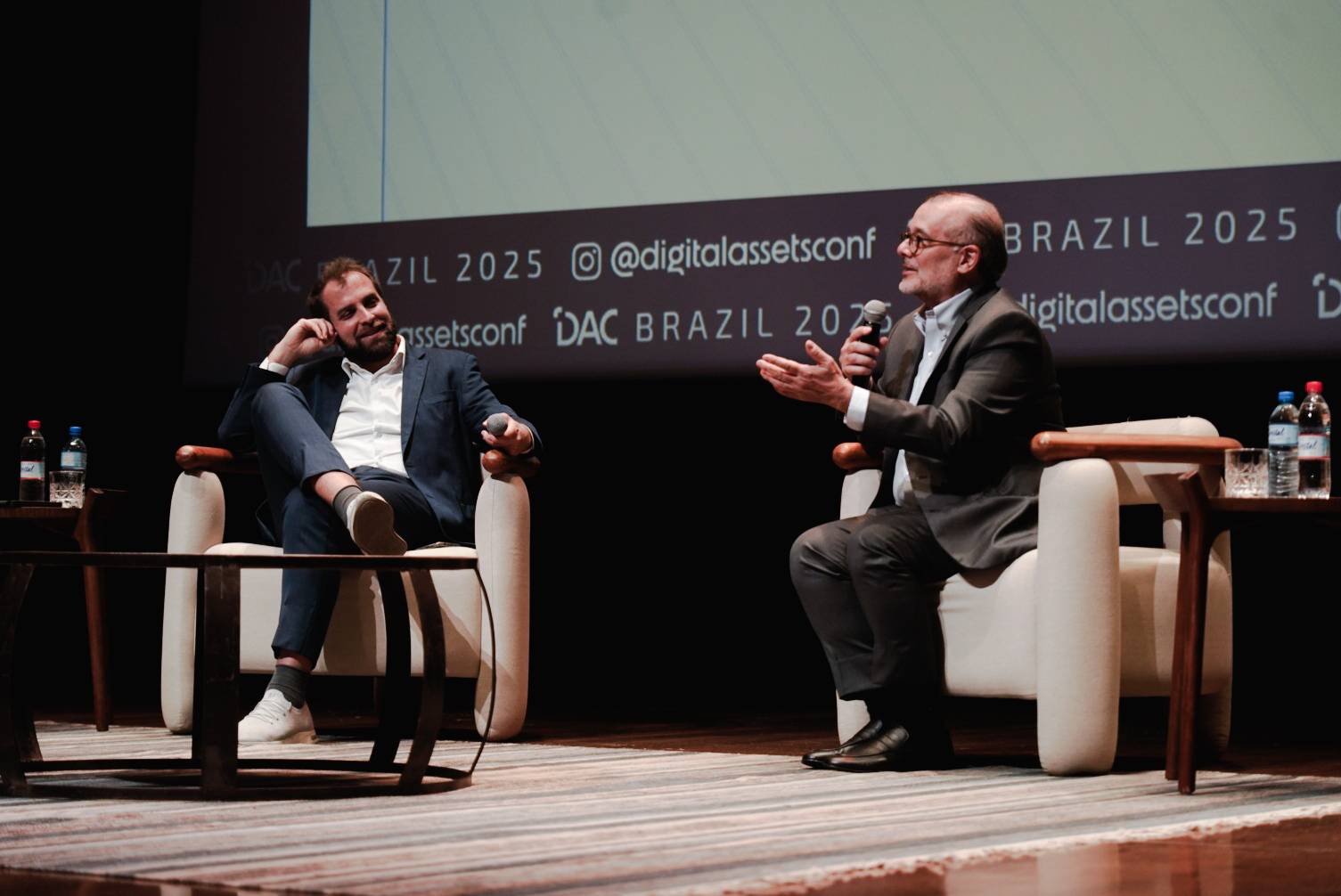 Ex-presidente do Banco Central, Gustavo Franco, durante o Digital Asset Conference (DAC),  em São Paulo.
Foto: Divulgacão/MB