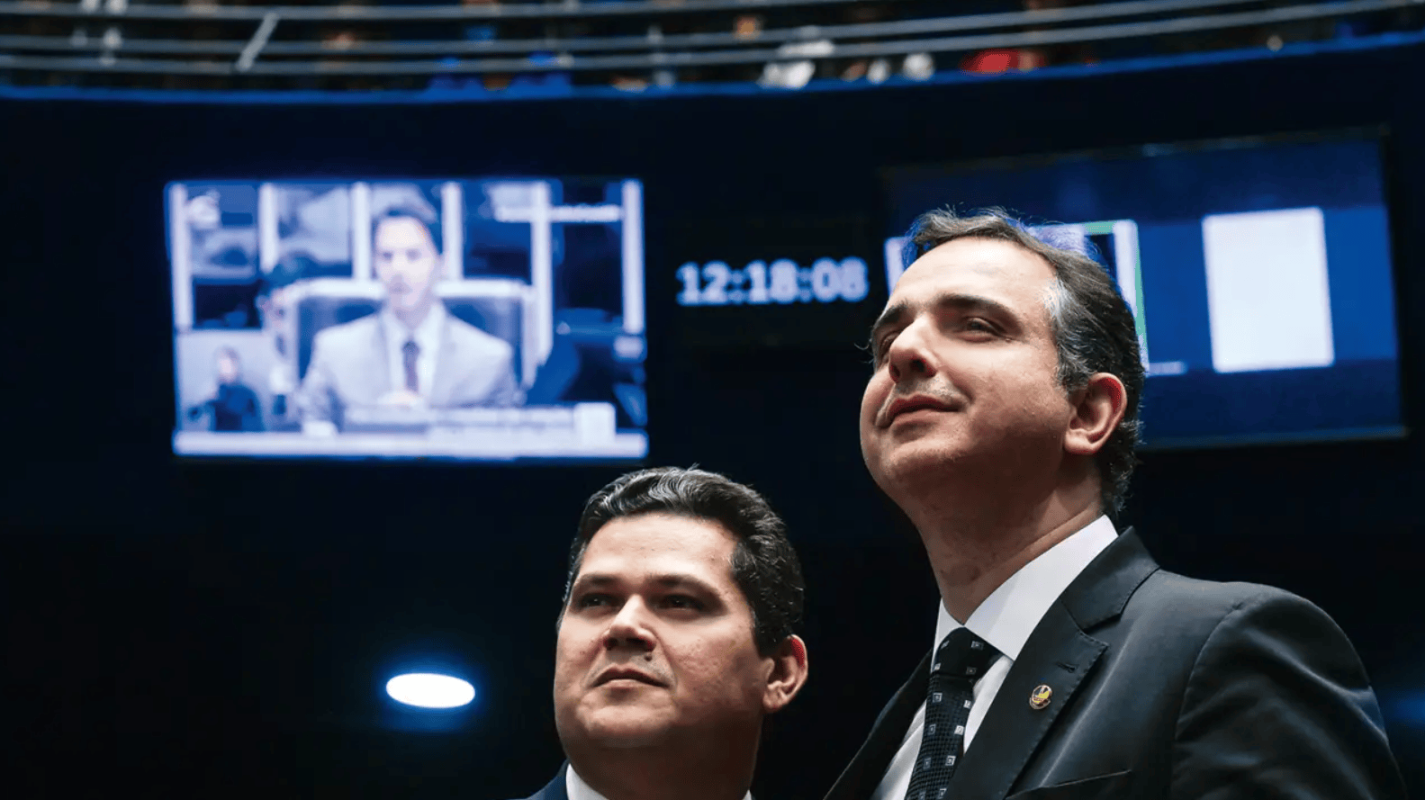 Davi Alcolumbre e Rodrigo Pacheco
