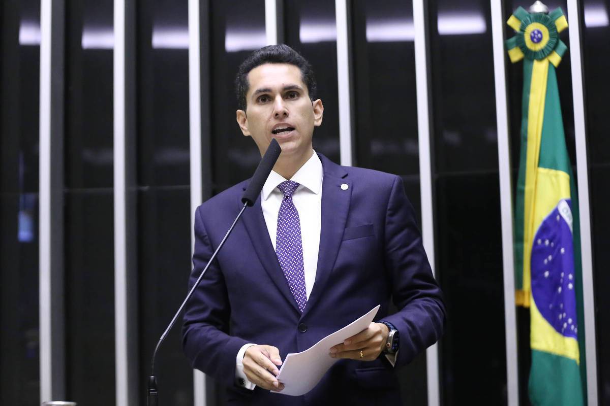 O deputado federal Domingos Neto (PSD-CE), no plenário da Câmara dos Deputados - Kayo Magalhães - 22.abr.25/Divulgação Câmara dos Deputados