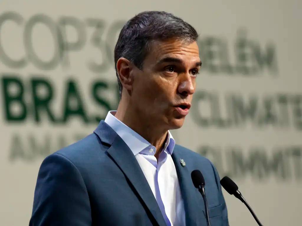 Pedro Sánchez na COP 30