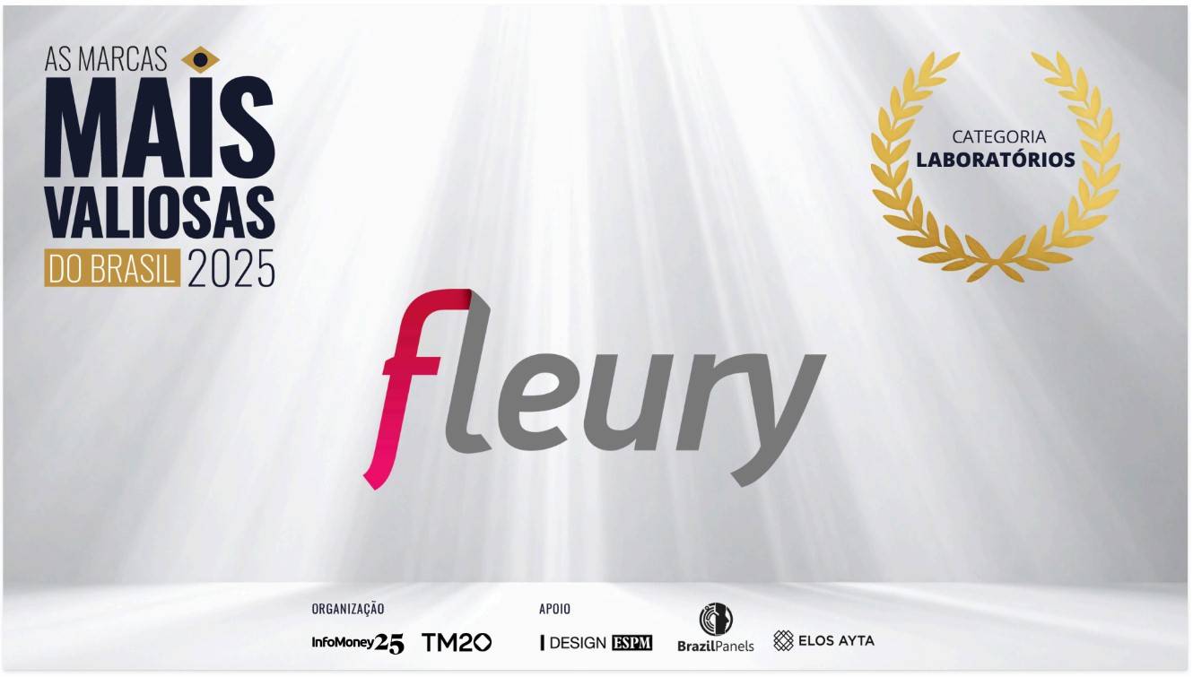 Fleury entre As Marcas Mais Valiosas do Brasil em 2025. Arte: InfoMoney