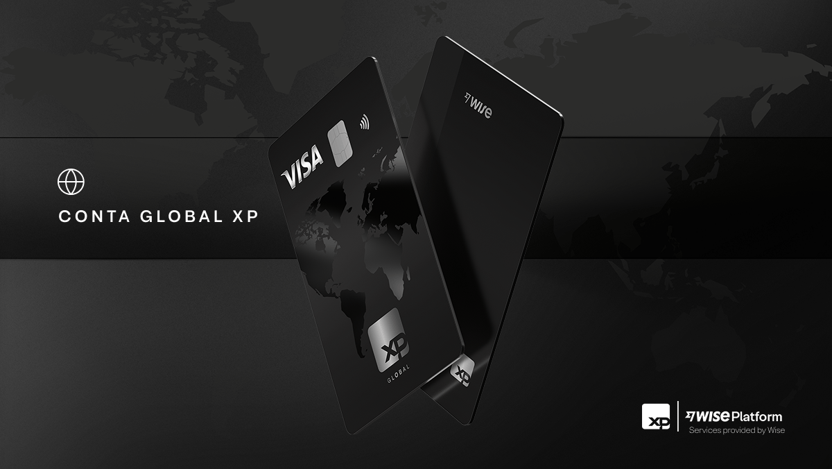 Banco XP lança nova Conta Global em parceria com Wise Platform e Visa, reforçando oferta internacional para o cliente investidor