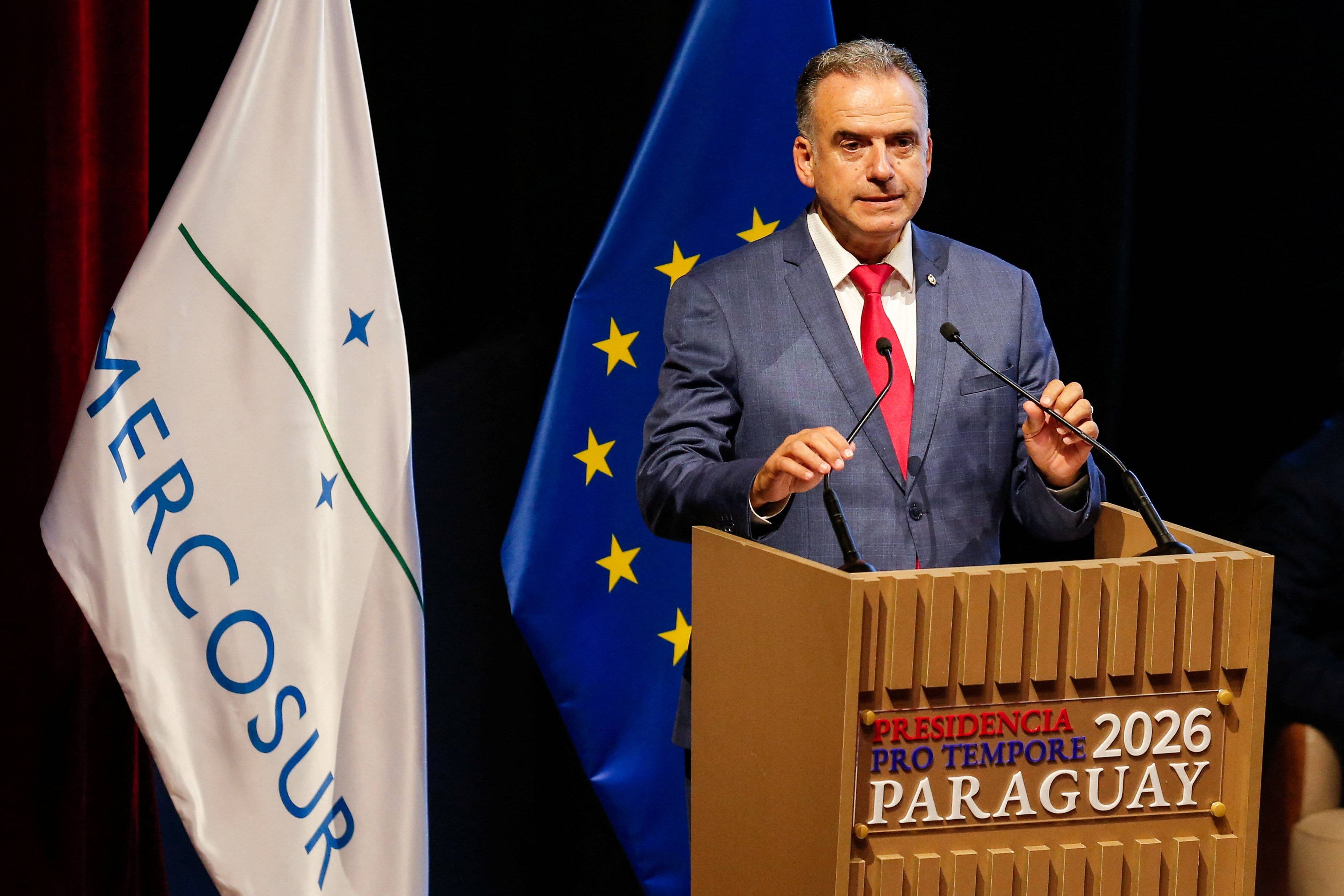 Yamandu Orsi, presidente do Uruguai (Foto:  REUTERS/Cesar Olmedo)