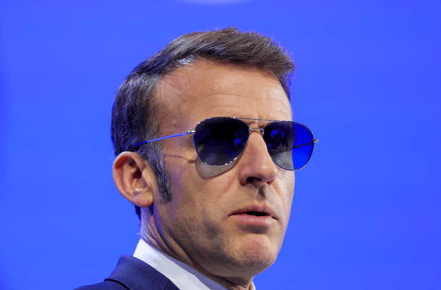 Presidente da França, Emmanuel Macron, durante Fórum Econômico Mundial em Davos, na Suíça 20/01/2026 REUTERS/Denis Balibouse

