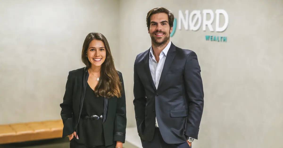 Jaqueline Maldonado e Renato Breia, da Nord Investimentos.