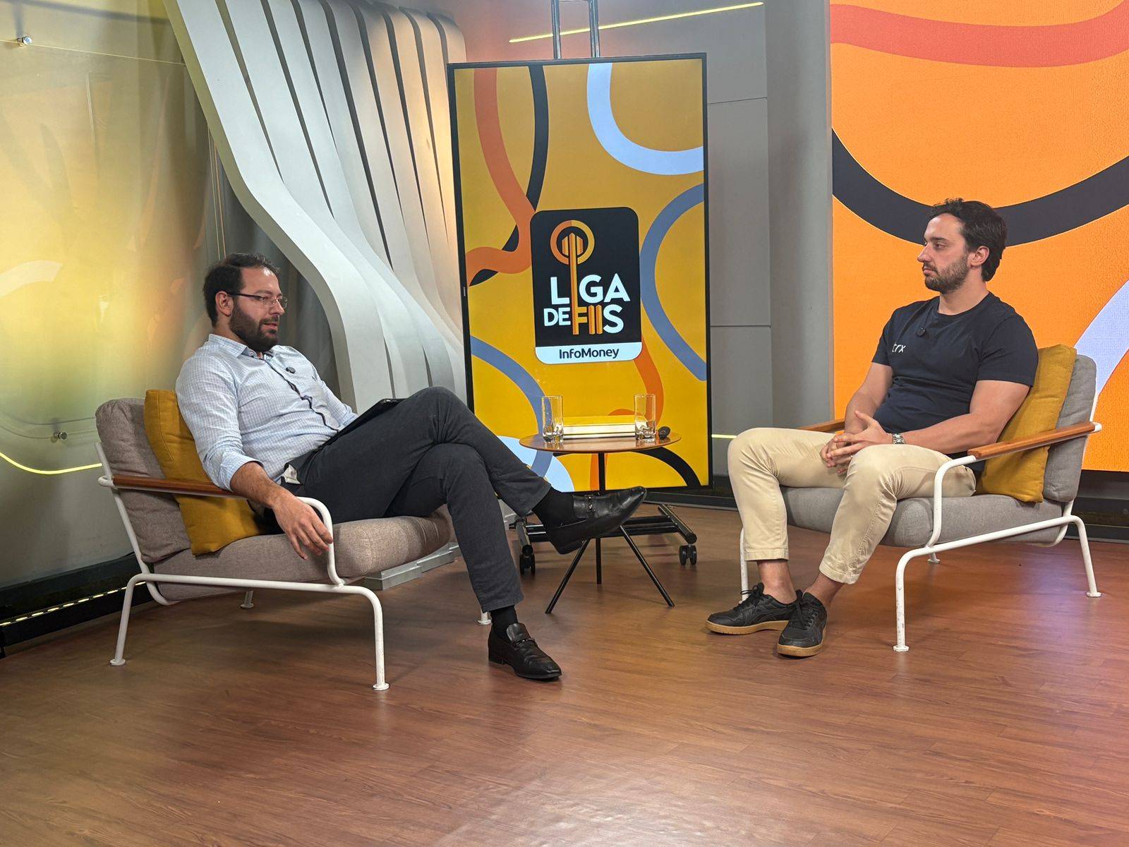 Marx Gonçalves, head de fundos listados da XP Research, e Raul Lemos, gestor da TRX. Foto: divulgação.