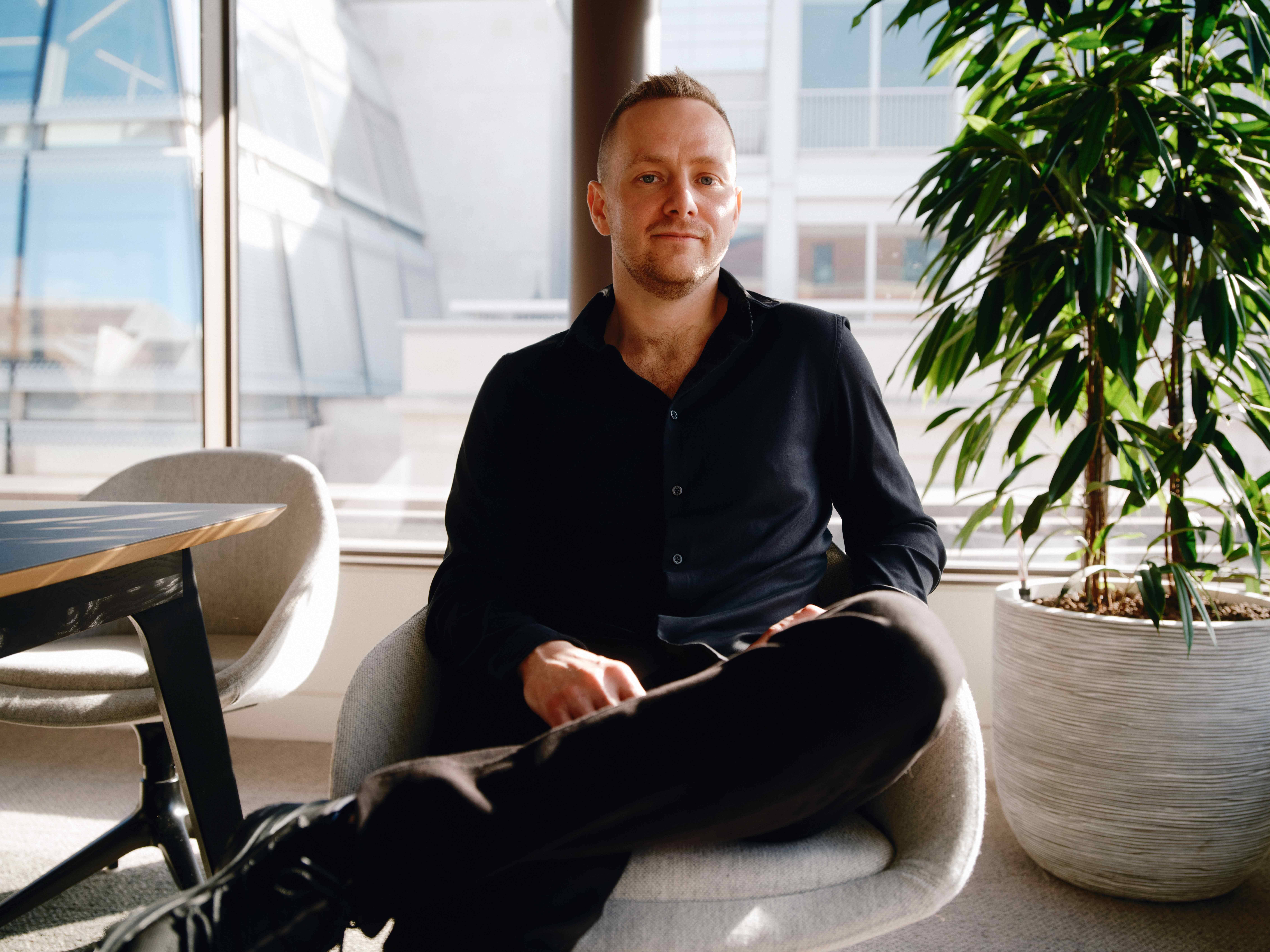 Josh Payne, que era mineiro de carvão e virou CEO de empresa gigante de data center (Foto: Charlotte Hadden/The New York Times)