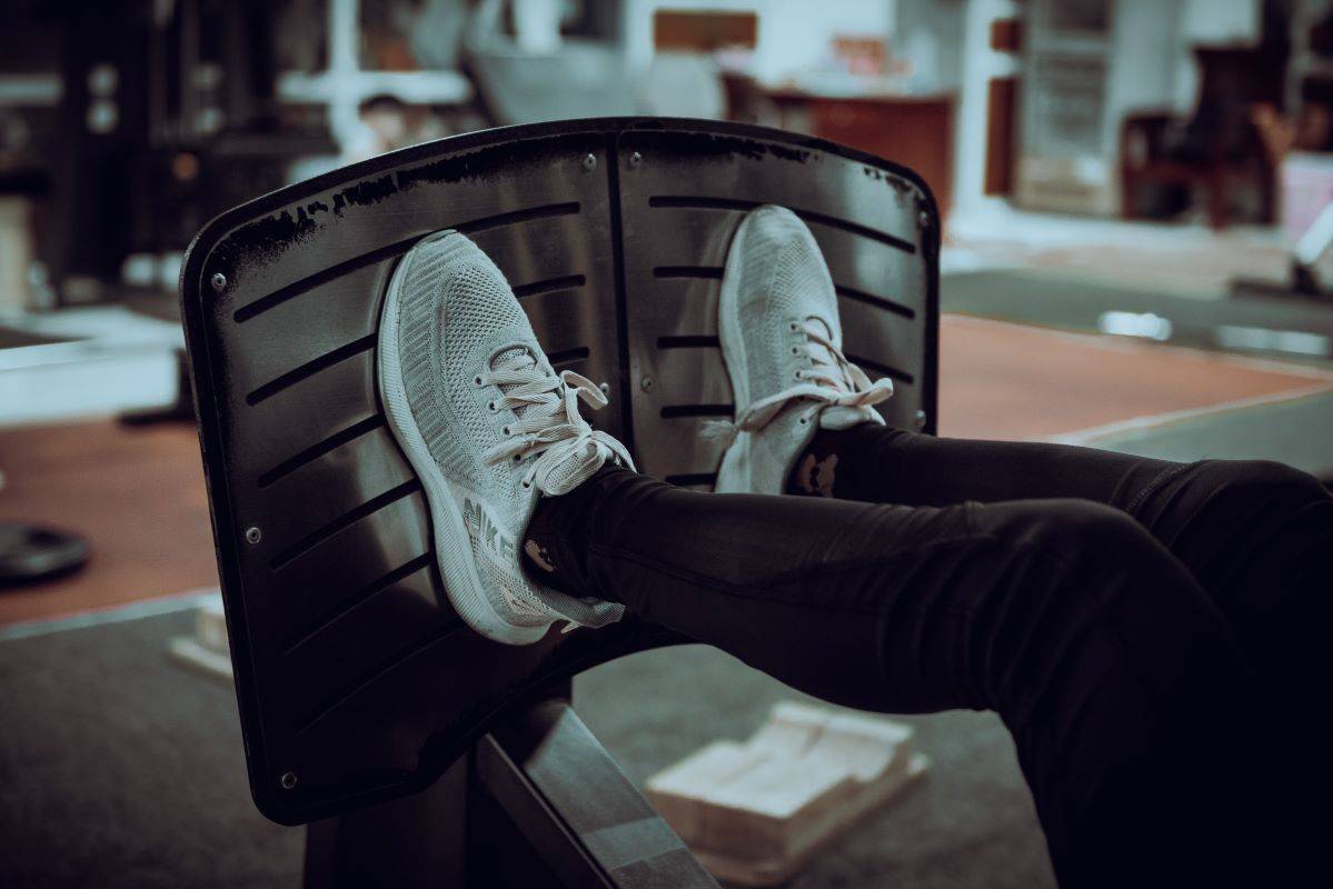 leg press em academia