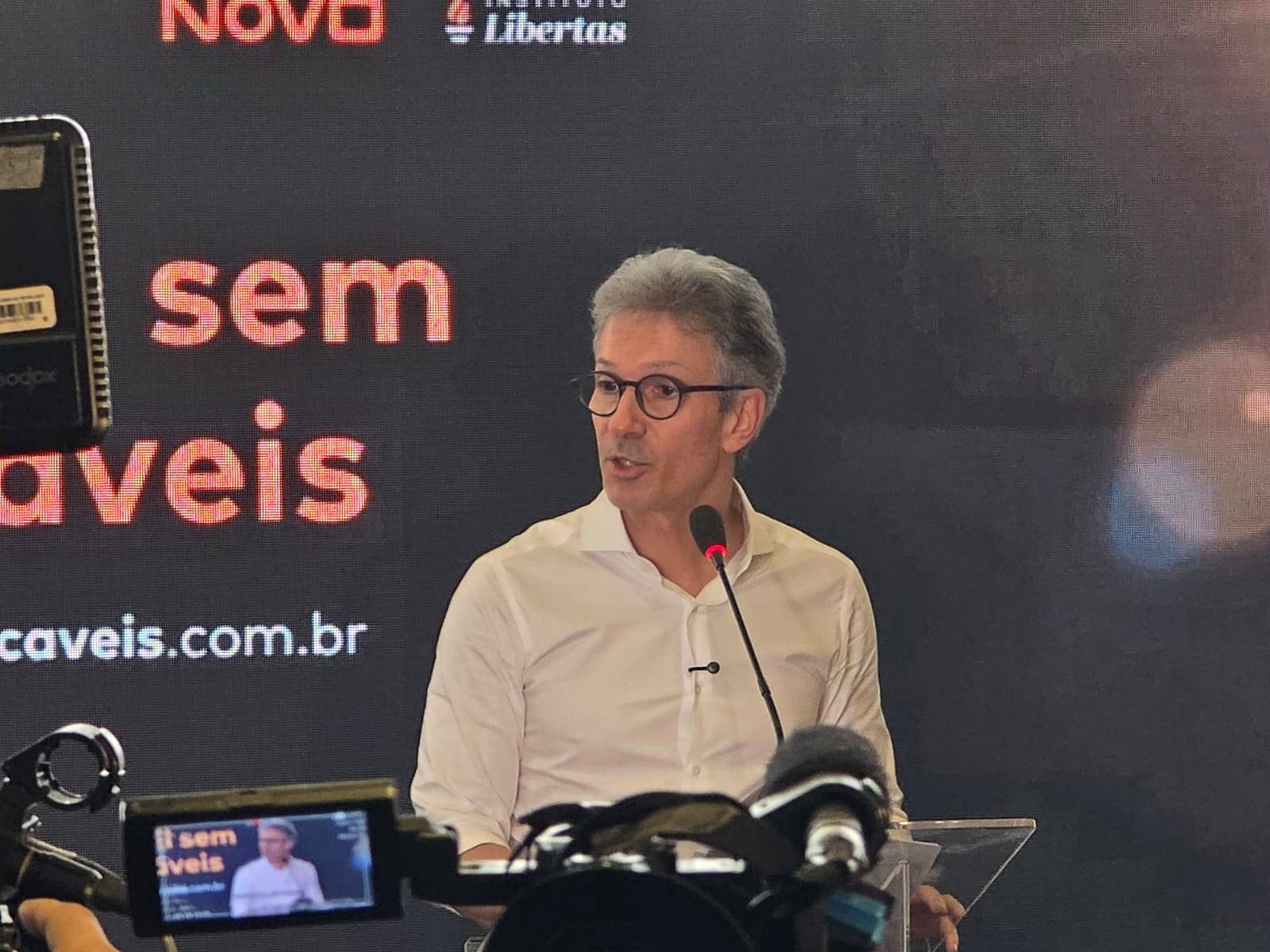 Romeu Zema lança novo plano de governo para combater "os intocáveis". Foto: Caio César / InfoMoney