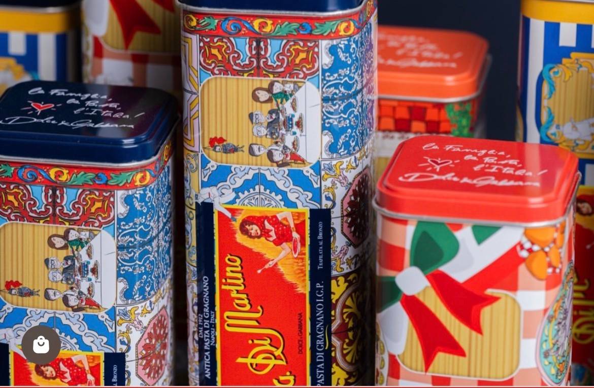 Macarrão Dolce & Gabbana produzido pela italiana Di Martino (@pastadimartino)