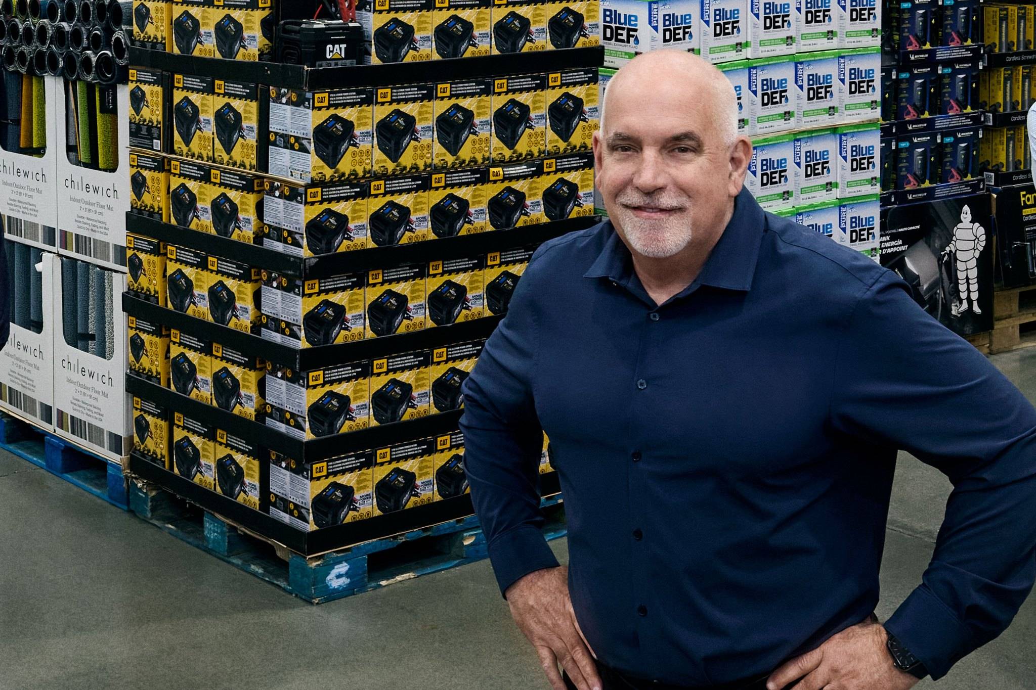 O CEO da rede de mercados atacadistas e clubes de compras dos EUA Costco, Ron Vachris (Foto: Art Streiber/Fortune)
