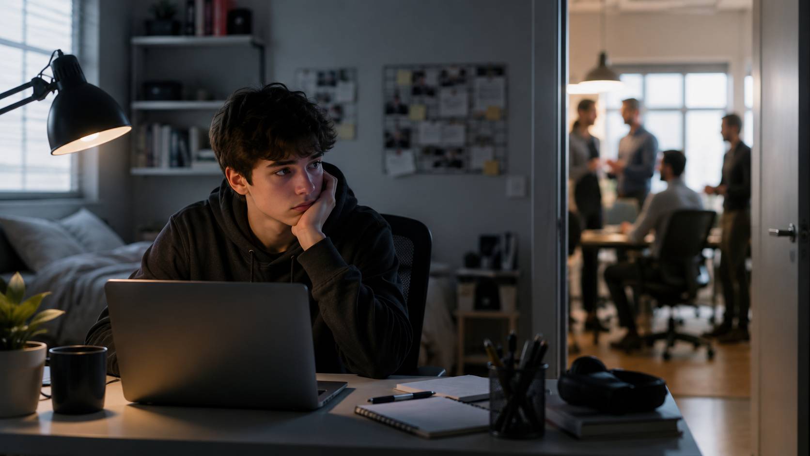 Quem ainda está aprendendo o ofício pode perder convivência, observação, mentoria informal e correção em tempo real (Foto: Inteligência Artificial)