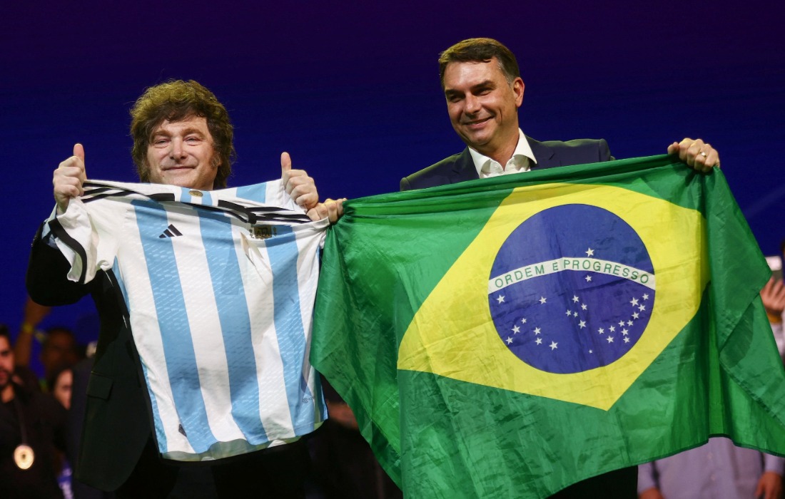 Flávio agradece post de Milei: ‘Em breve, nossas nações estarão mais próximas’