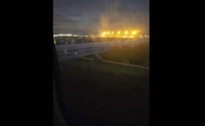 Avião da Gol pegou fogo durante a decolagem no Aeroporto de Goiânia