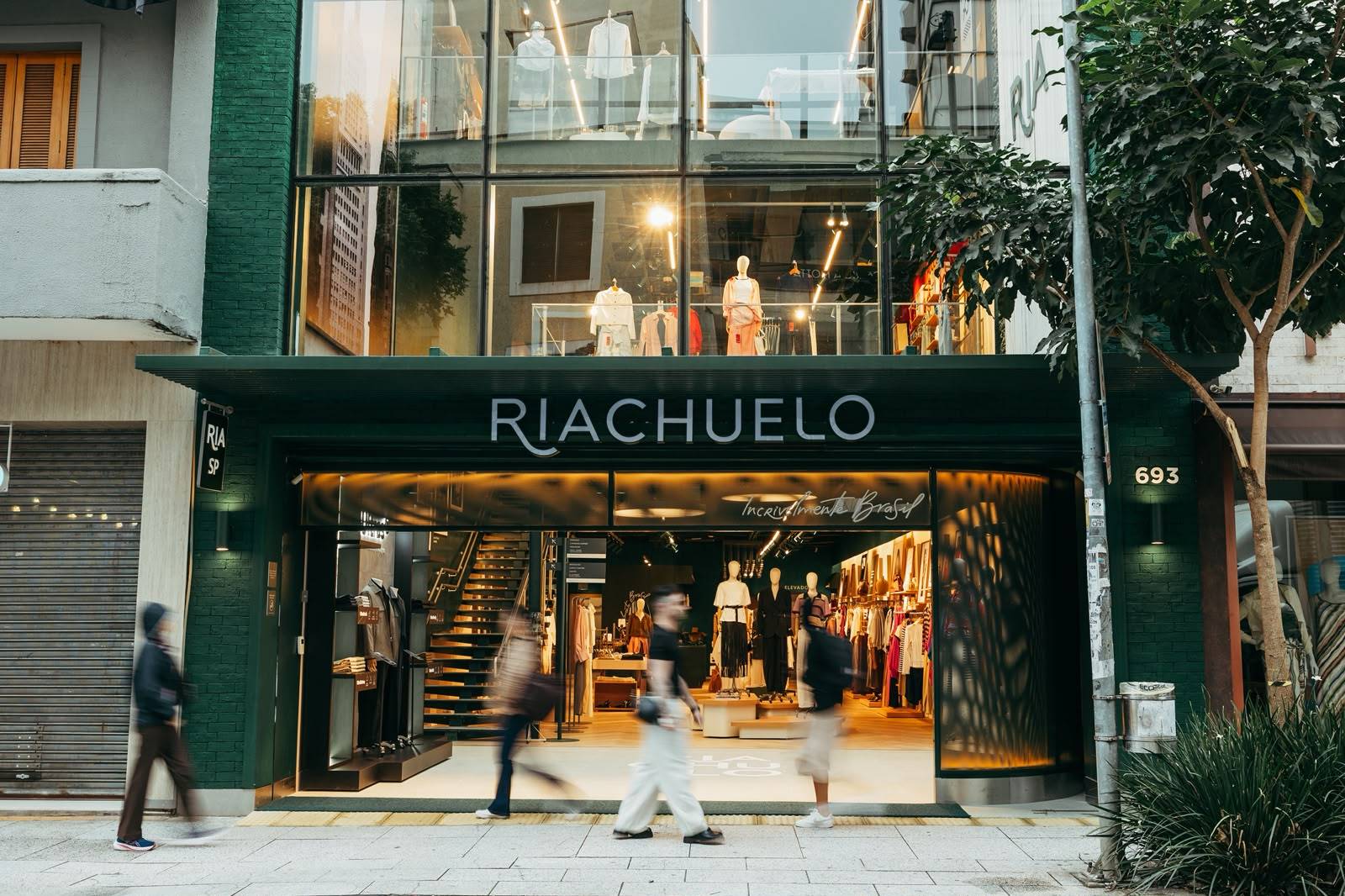 Nova loja da Riachuelo, na rua Oscar Freire, em São Paulo (Foto: Divulgação)