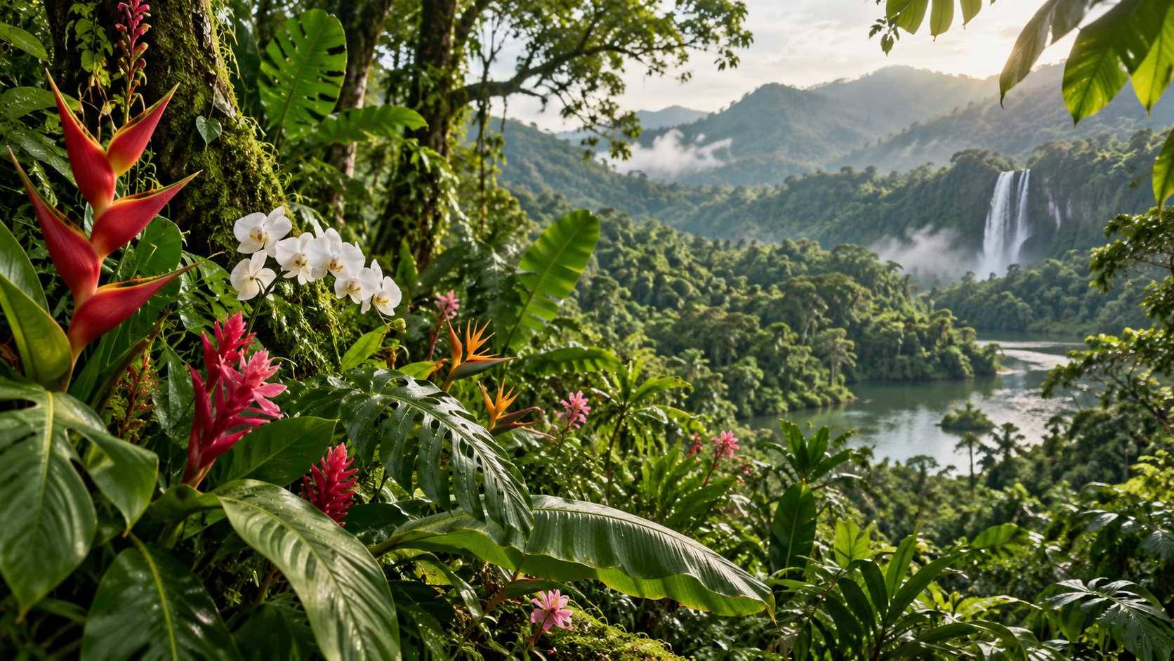 Amazônia. Imagem gerada com uso de IA